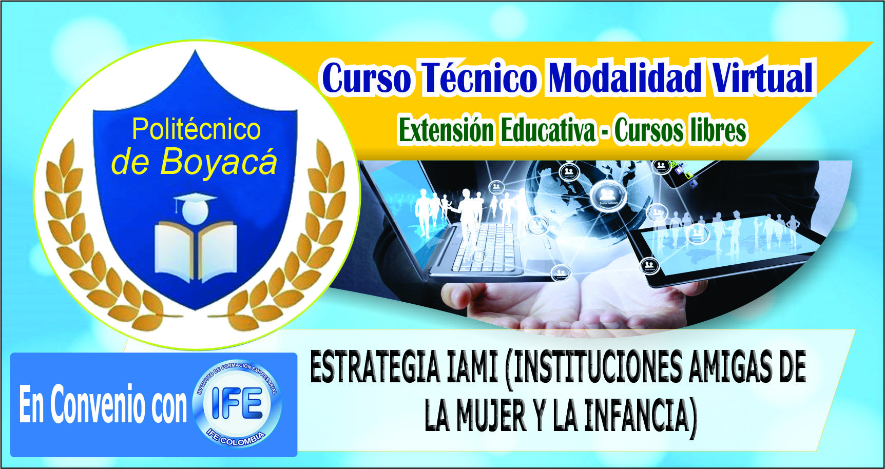 CURSO TÉCNICO EN ESTRATEGIA IAMI (INSTITUCIONES AMIGAS DE LA MUJER Y LA INFANCIA)