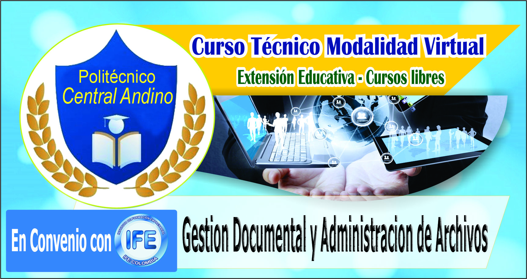 CURSO TÉCNICO EN GESTION DOCUMENTAL Y ADMINISTRACION DE ARCHIVOS